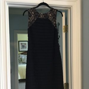 Adriana papell black dress